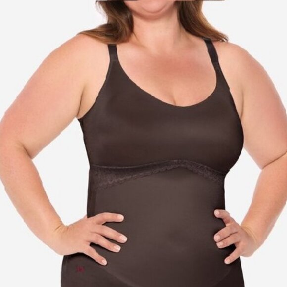 Ruby Ribbon Other - NEW Ruby Ribbon Lace Brown Cami Woman's Cami Size 36